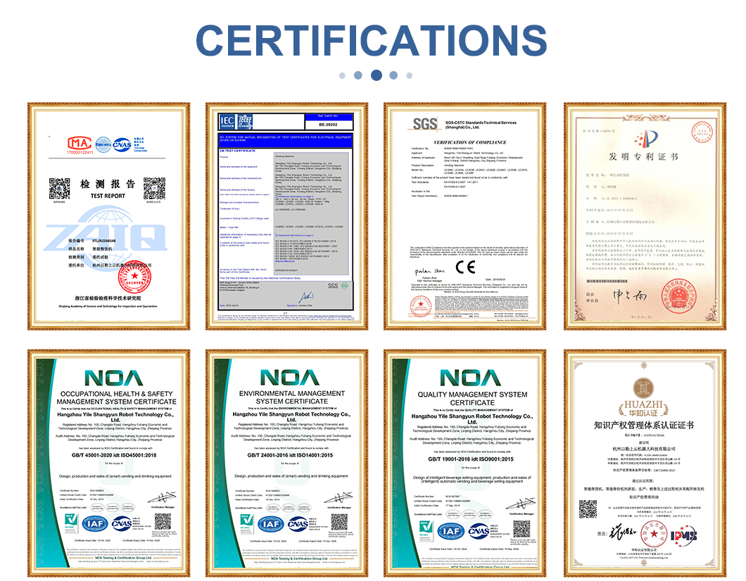 8.CERTIFICATIONS